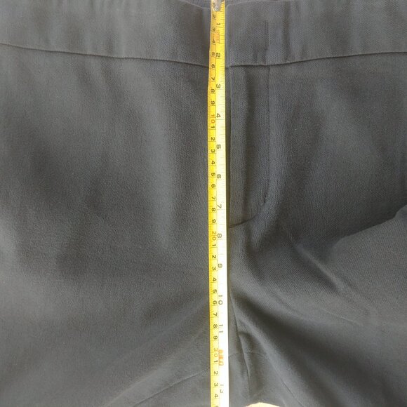 Vince wide leg cropped black cotton pants comfortable trousers sz 16 - Picture 10 of 12